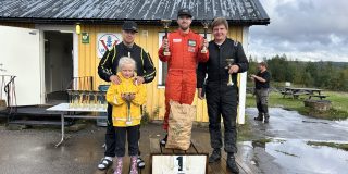 📷 VÄNNÄS MK 
Simon Olsson var totalsnabbst i FM-Finalen i Racingspecial.